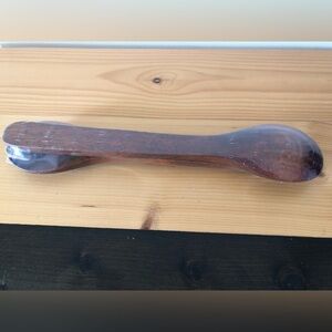 Elegant Wooden Salad Serving Spoon and Fork In Original Wrapping